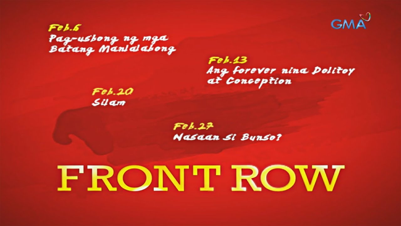 Eye-opening stories in Front Row on GMA News TV International