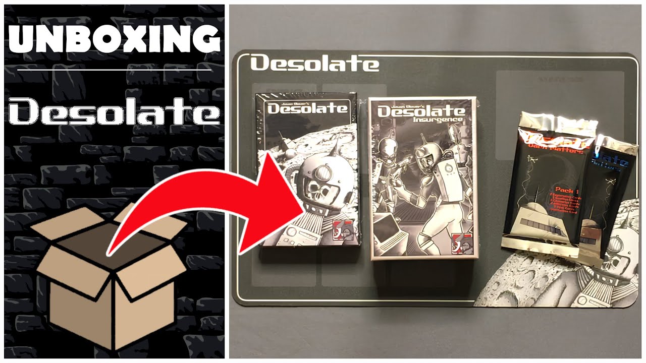 Распаковка Desolate: одиночная игра на инопланетную тематику!