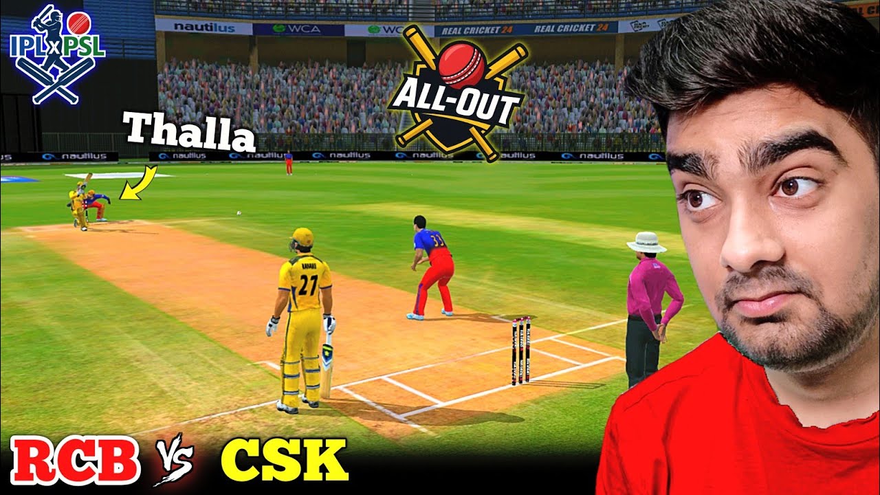 CSK *ALL-OUT* Vs RCB IPL X PSL (Expert Mode) RC 24