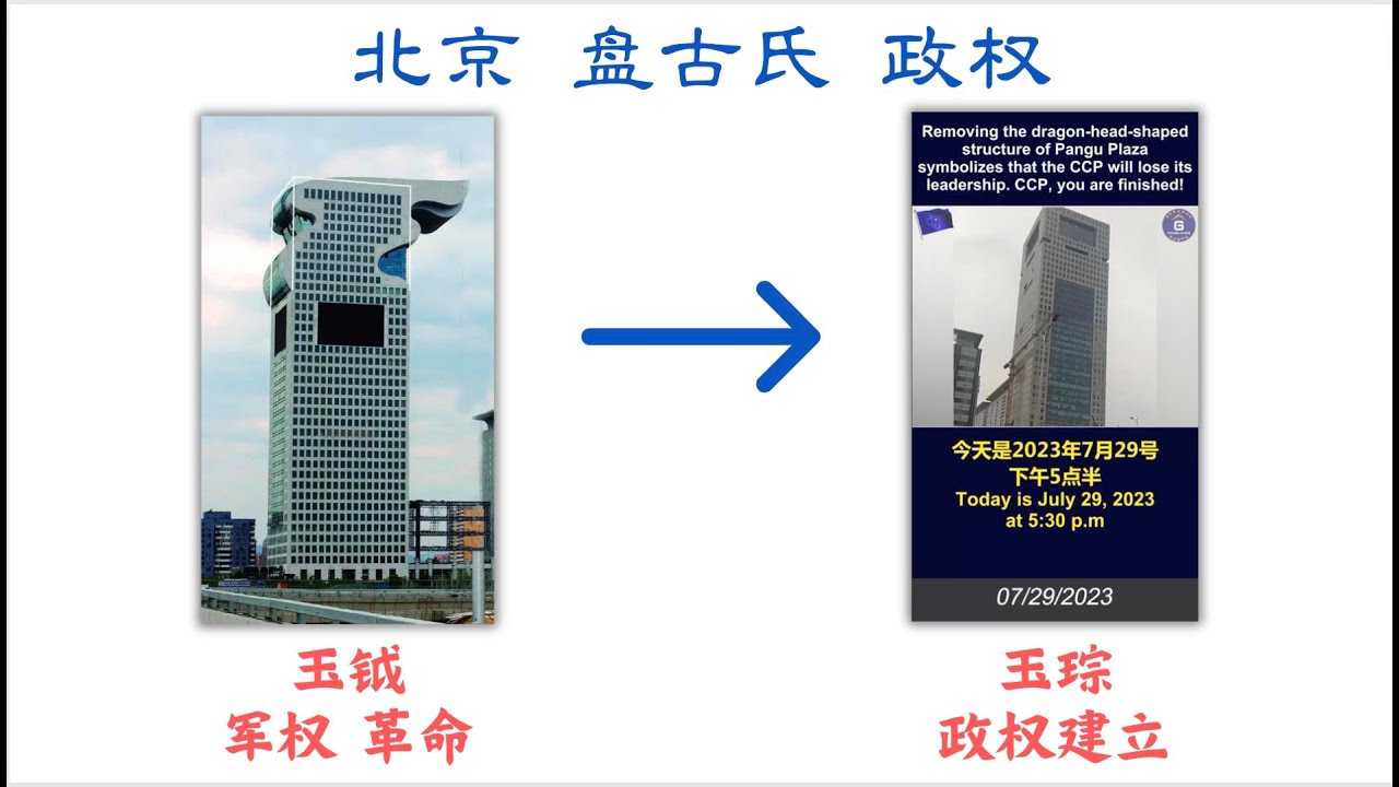 盘古从玉钺变成玉琮，意味着革命时代结束，现在进入了的【建立政权】的时代