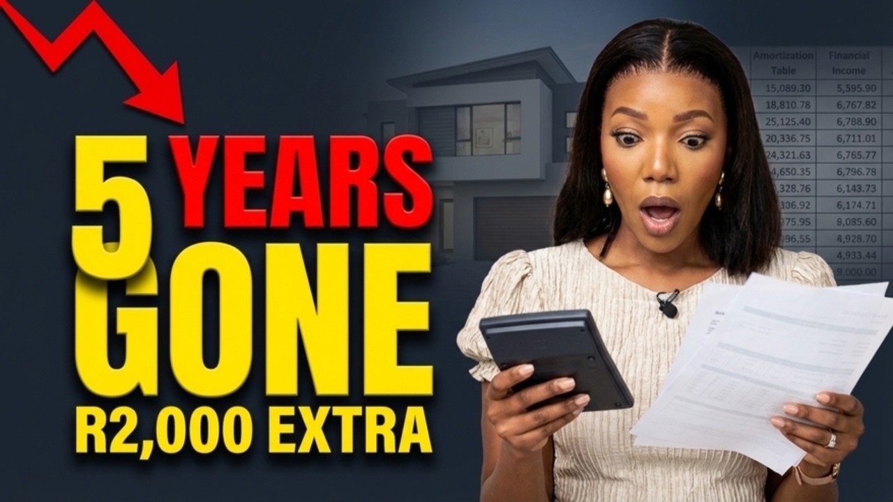 How to Pay Off Your Home Loan 5 Years Early (R2,000 Extra a Month)