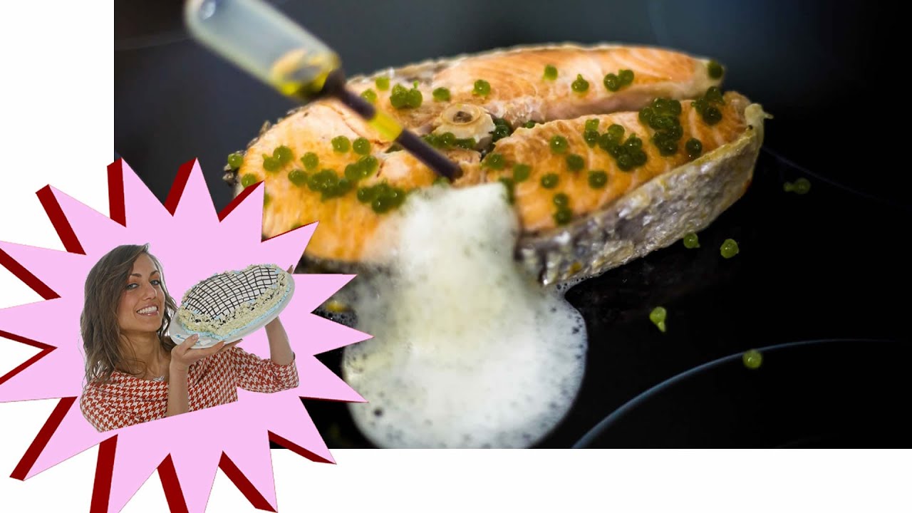 Salmone Affumicato Con Aria di Limone e Caviale di Menta