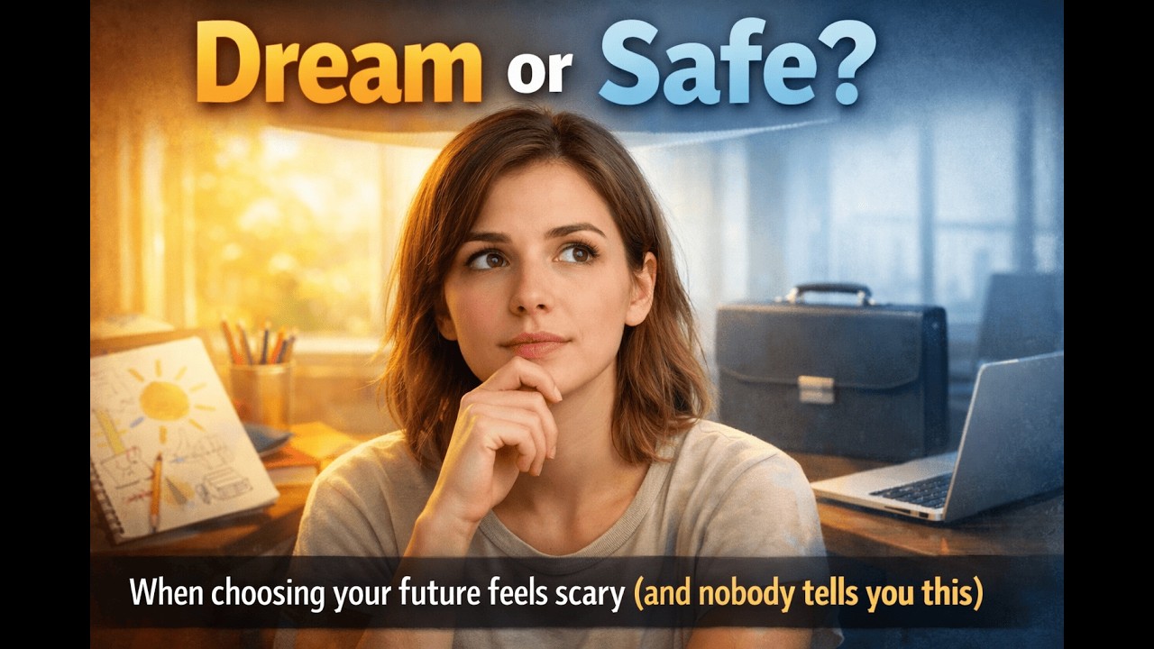 When choosing your future feels scary and nobody tells you this -Learn English through stories