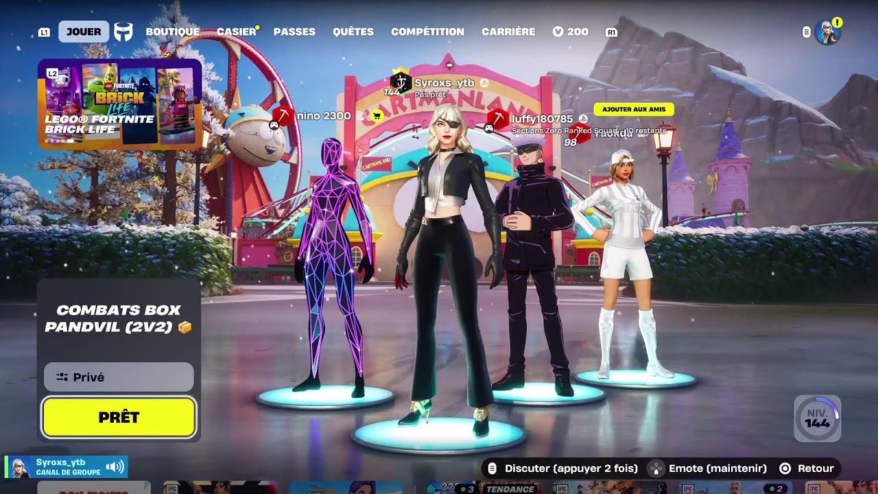 Fortnite avec le bro