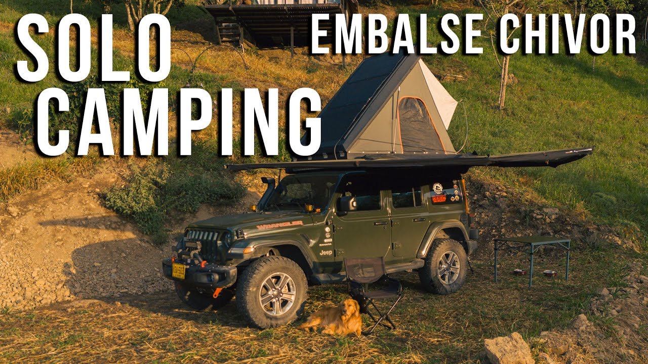 SOLO CAMPING EMBALSE CHIVOR // Aventura cerca a Bogotá
