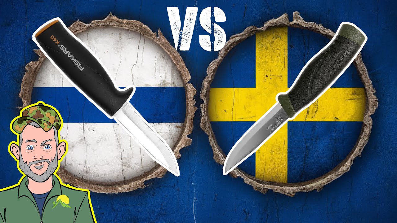 Fiskars K40 VS Mora Companion   Der Wettkampf der Nordmänner