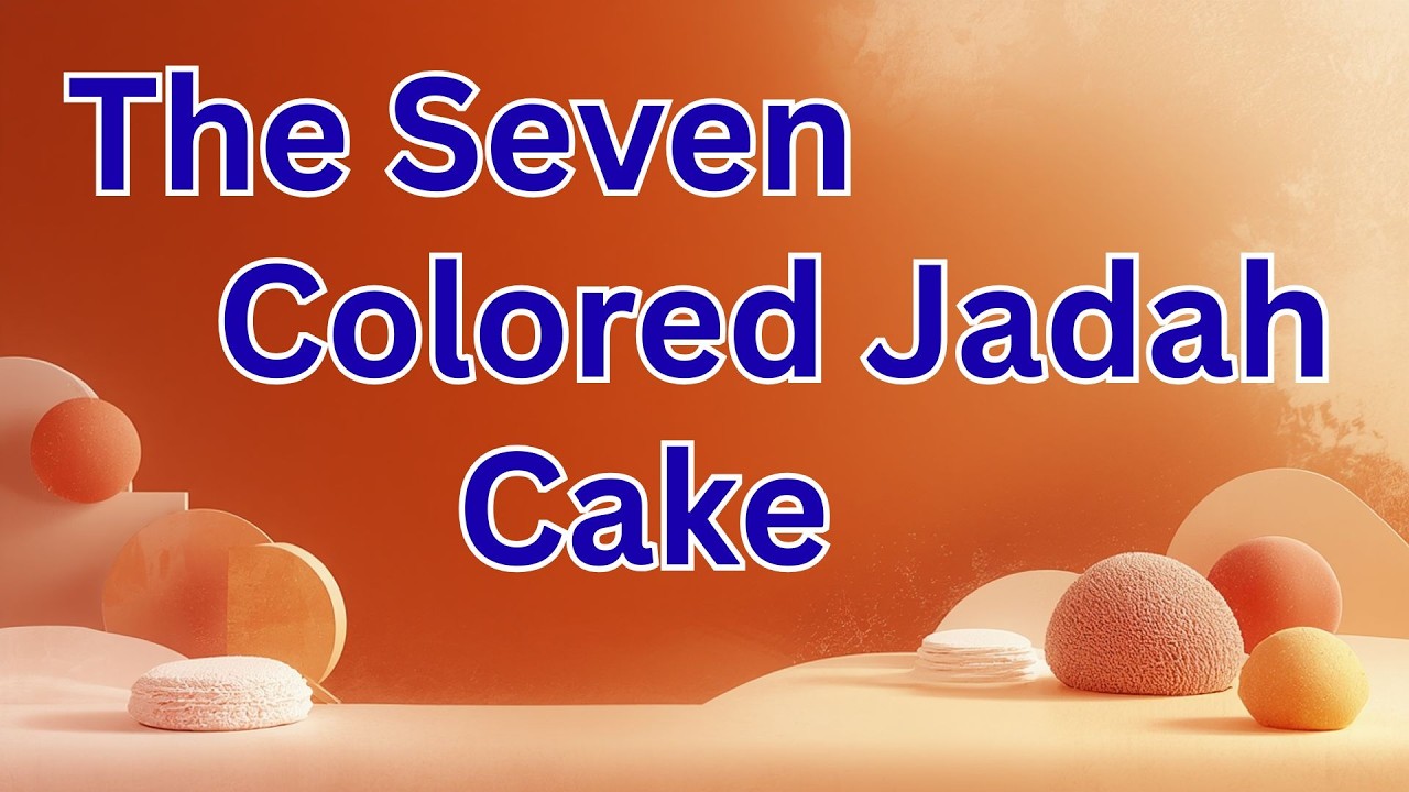 The Seven-Colored Jadah Cake | kids | kids video | kids songs | kids stories | kids time | cartoon