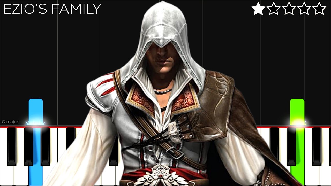 Ezio's Family (from Assassin's Creed 2) | EASY Piano Tutorial
