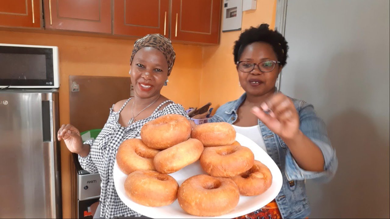 How to Cook Doughnuts at Home without a Doughnut Cutter/Jinsi ya  Kupika Donati/Moh and Mpym Kitchen