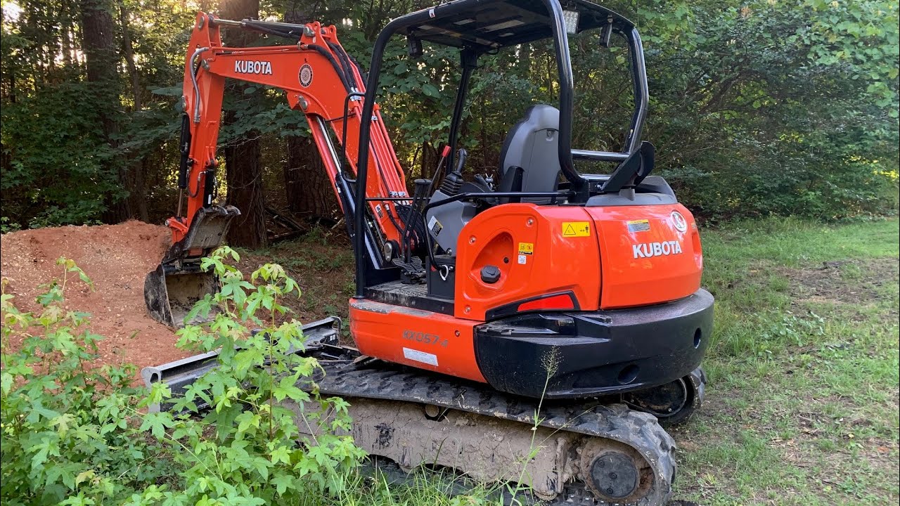 Final drive oil change on my Kubota mini excavator