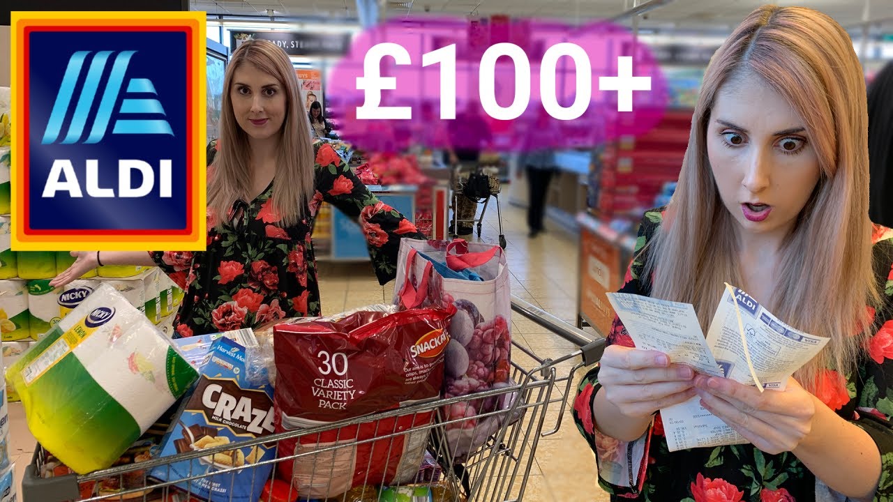 Акция ALDI «Шопинг на 100 фунтов стерлингов»