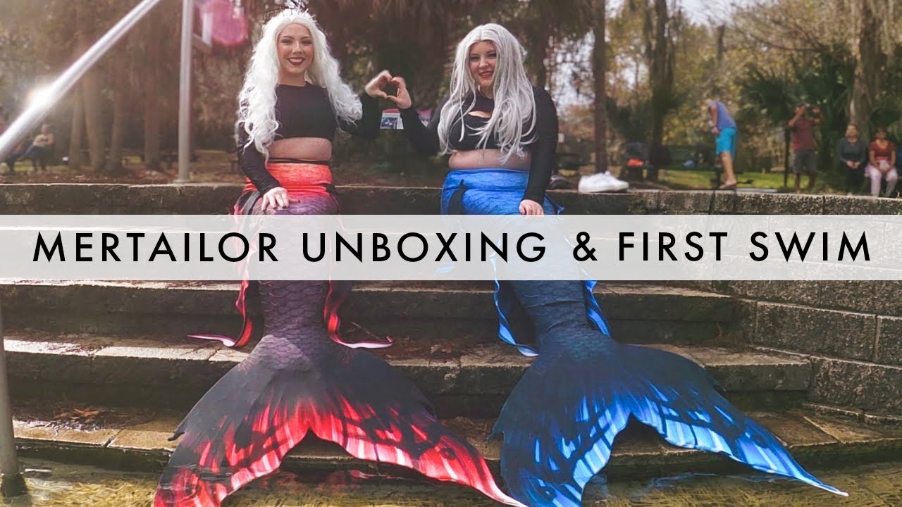 Mertailor Devil's Den + Moon Wolf Unboxing | First Swim