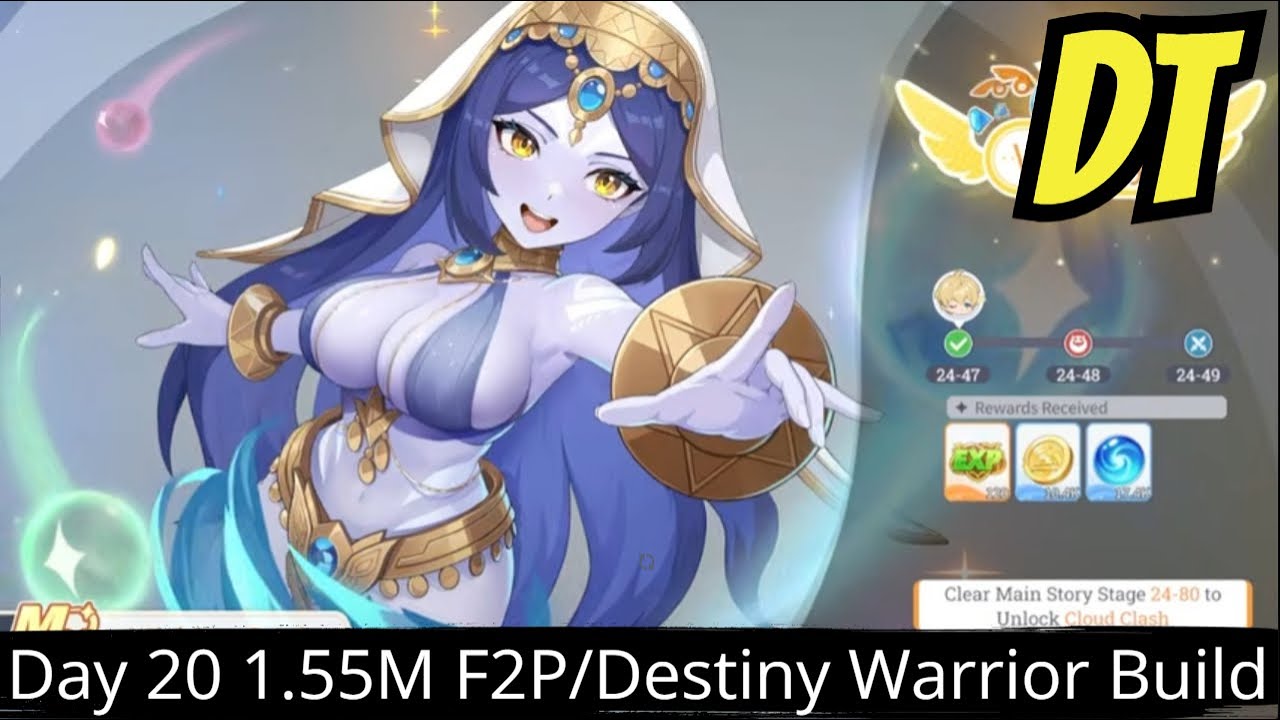 Dragon Traveler - Day 20 1.55M F2P/Destiny Warrior Build/Chapter 24 Progression