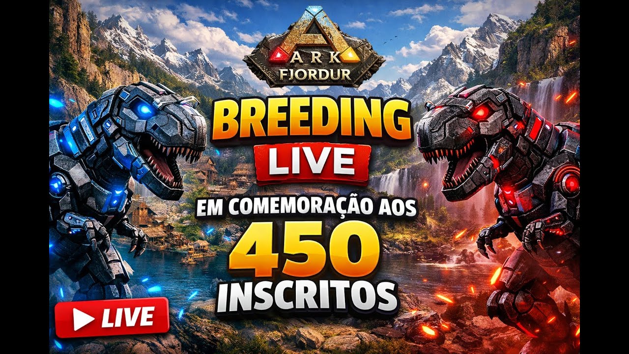 [META 500 INSCRITOS] - BREEDING T-REX TEK- FJORFUR ARK EVOLVED