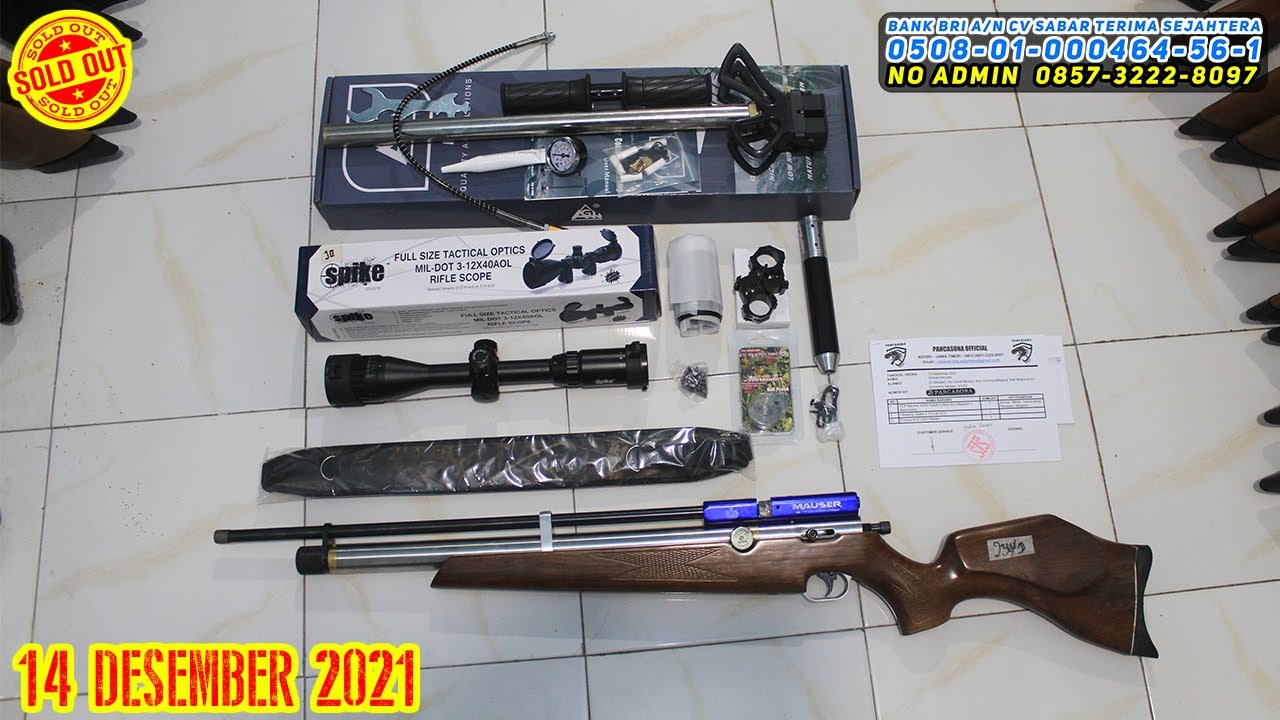 Full order senapan angin pcp big game terbaik 2021