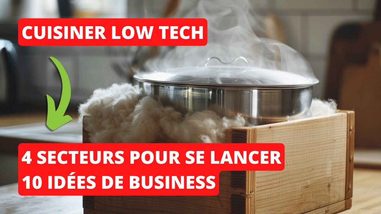 Cuisine low-tech : 10 idées de business à fort potentiel prêtes à exploser ! 🚀🍽️🍲