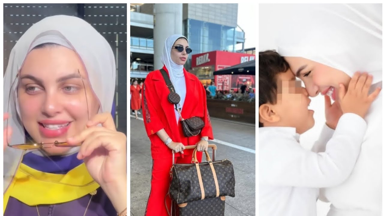 شاركت  نهيلة باربي  يومها مع صديقتها واستعدادها لسفر مع اطفالها