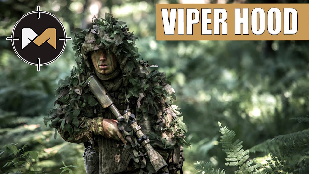 Снайперская накидка Вайперхуд двусторонний. Sniper Viper Hood.