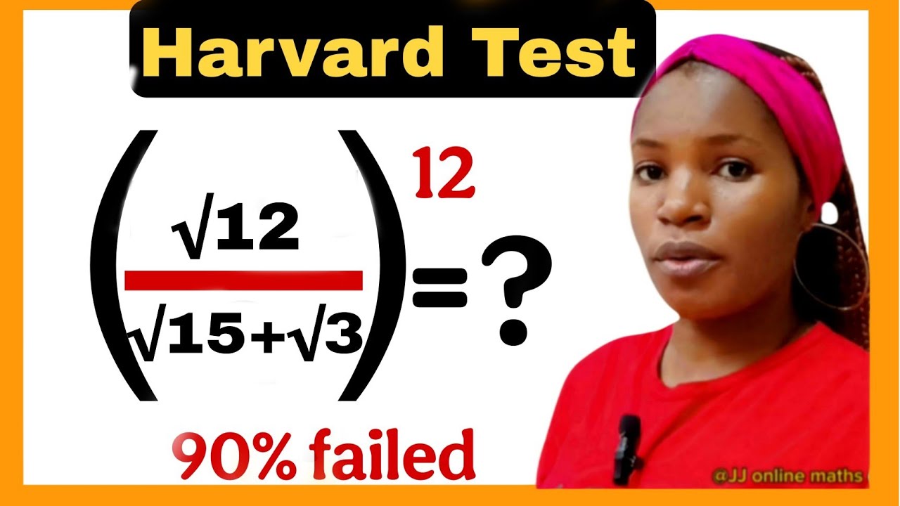 Harvard University interview algebra math question| algebra simplification.