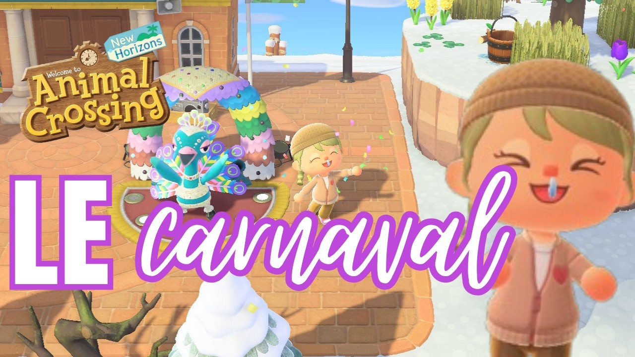[LET'S PLAY ACNH] On fête le CARNAVAL !! 🥳