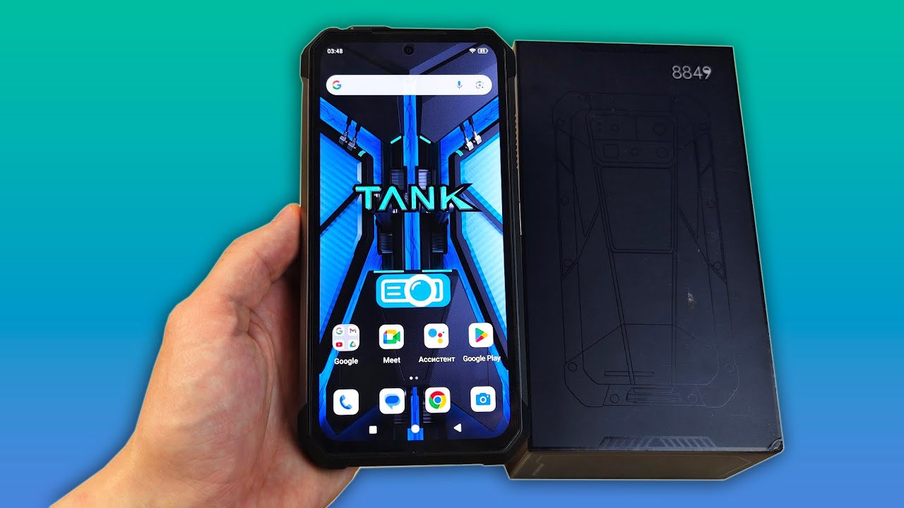 UNIHERTZ TANK 4 PRO - ТЕЛЕФОН С ПРОЕКТОРОМ И ФОНАРЁМ!