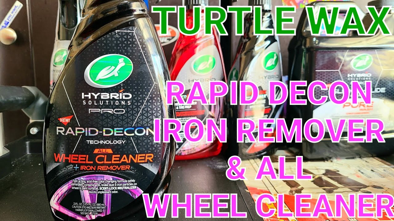 [ПРЕВОСХОДНО] Обзор средства для удаления железа Turtle Wax Hybrid Solutions PRO RAPID DECON