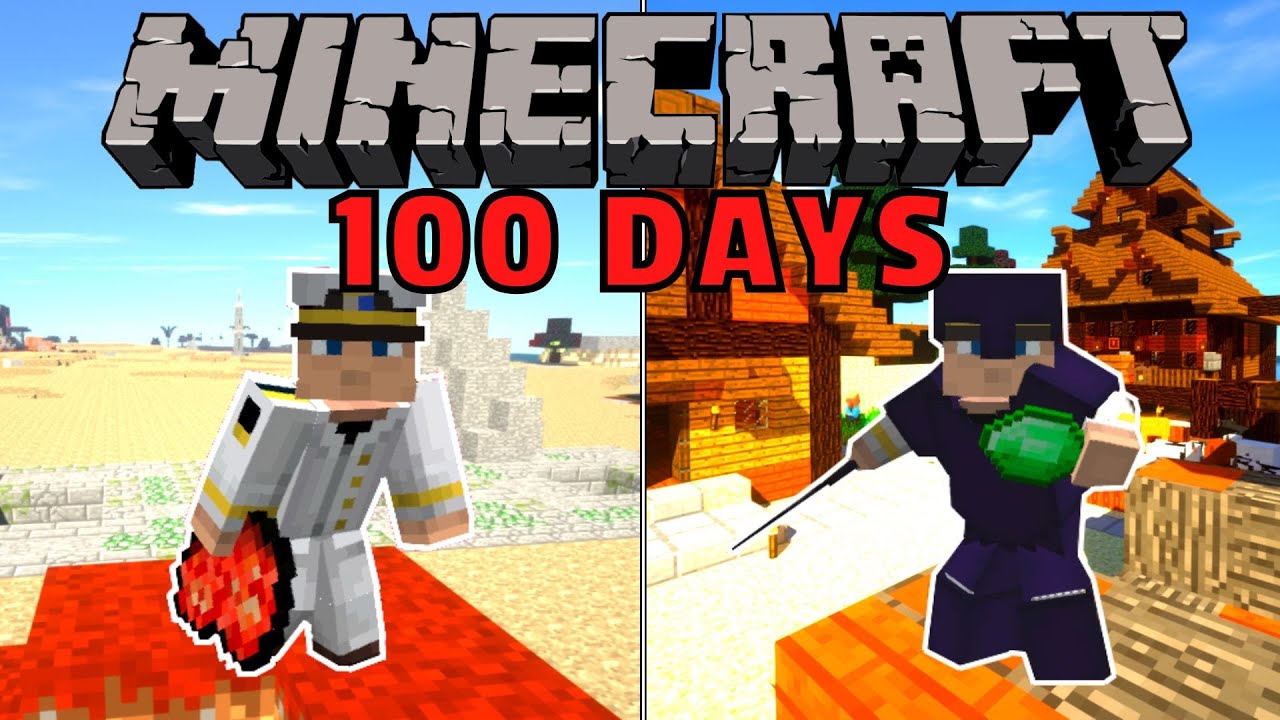 I Survived 100 Days REBUILDING CIVILIZATION in a NUCLEAR WASTELAND  in Hardcore Minecraft
