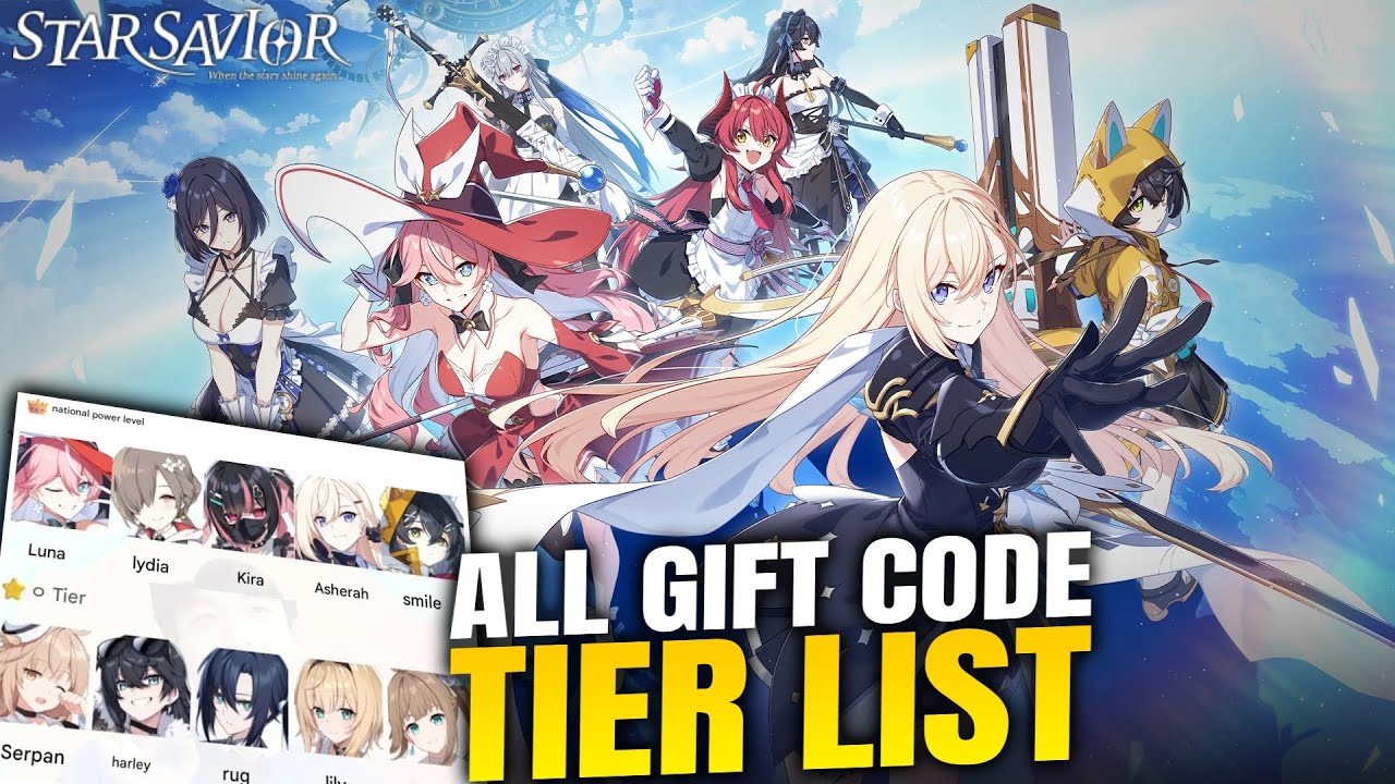 All Redeem Code & Tier List - STAR SAVIOR (Android) Ditusi