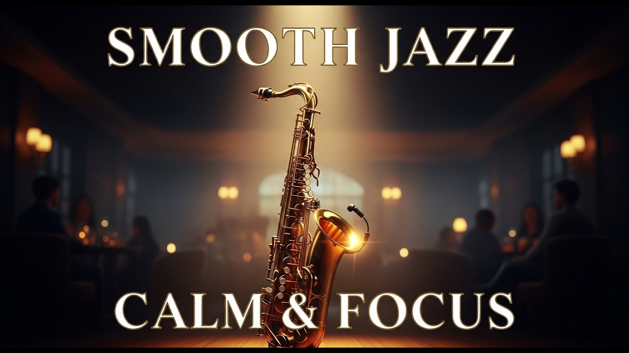 Smooth Jazz Instrumental 🎷 Relaxing Saxophone Music for Work, Study, Focus & Calm Mood