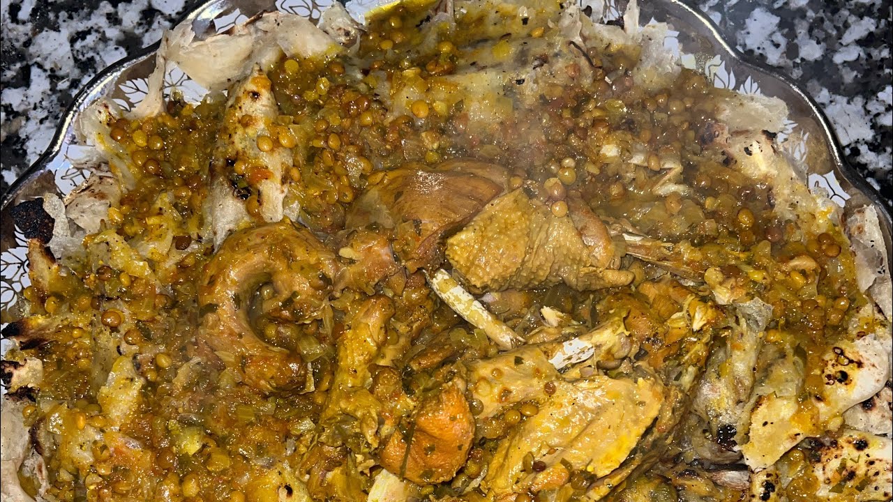 التريد (الرفيسة) بالدجاج البلدي 😋