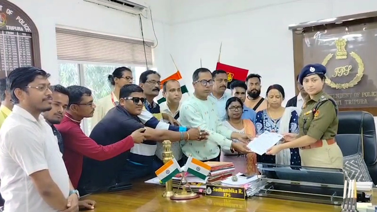 Unakoti Hangkhor Media Forum ni Luwajijakma bai Unakoti Hangkhor SP ni Thani Deputation Yapharkha