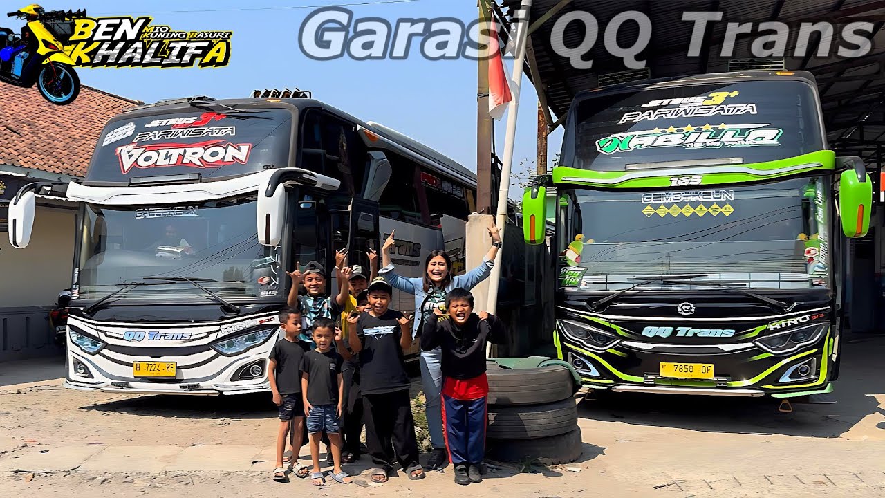 WARNING‼‼ GARASI INI ISINYA BUS ARTIS SEMUA‼‼ Kaya Gimana Sih Dalemnya Bus Artis❓❓ CEKIDOT🤩 