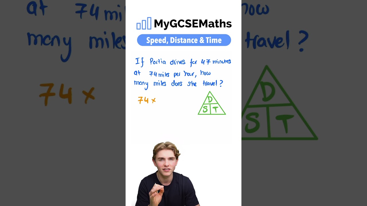 Скорость, расстояние и время | Математика GCSE 2025