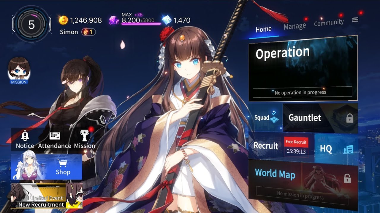 Counter:Side GamePlay & Official Release Free SSR Hero