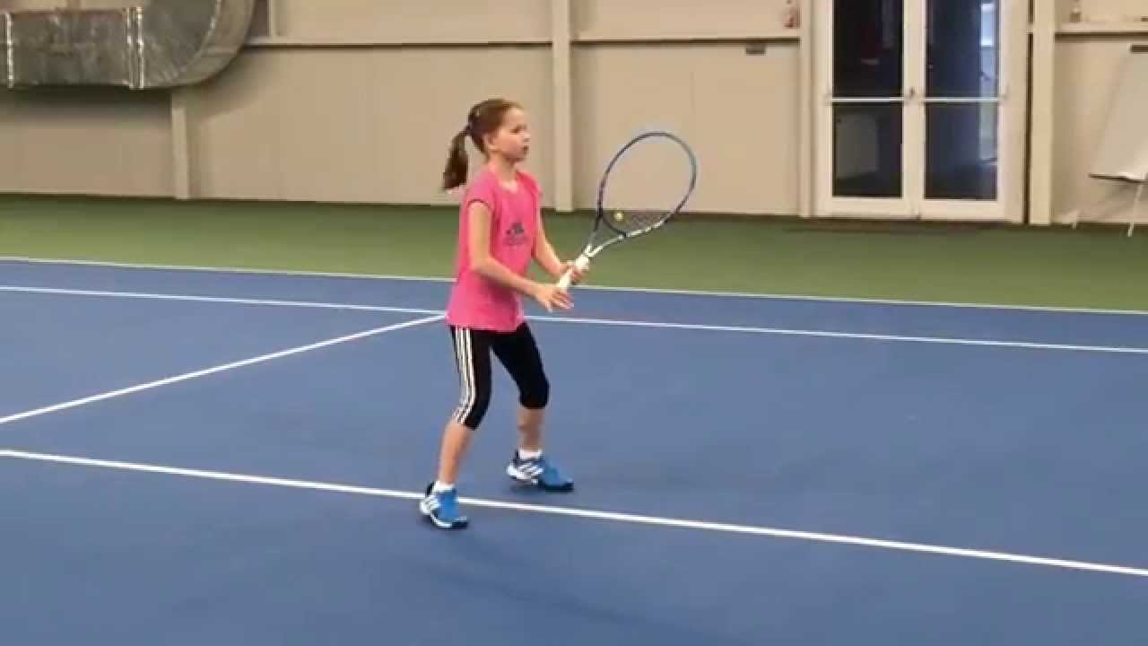 Petra Janigova, young tennis player 10 years, Slovakia
