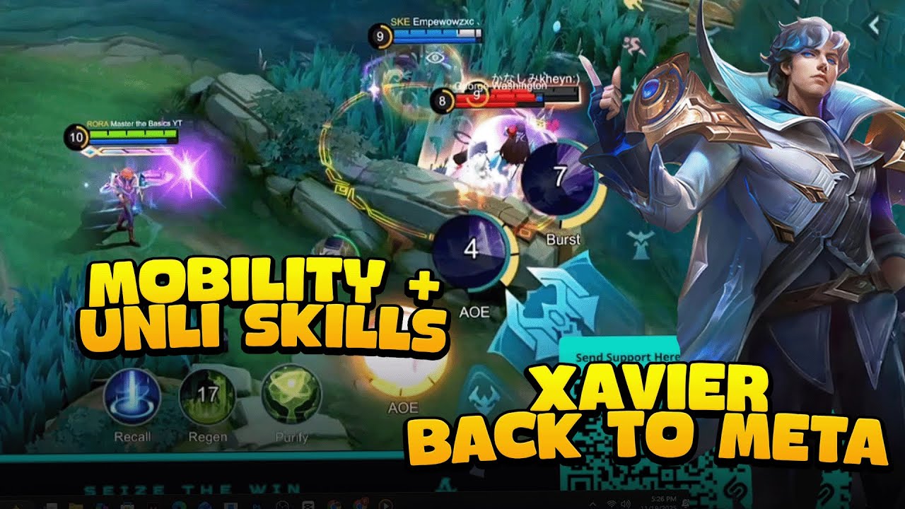 This New Buff Xavier is so Good  | Xavier Gameplay | MLBB
