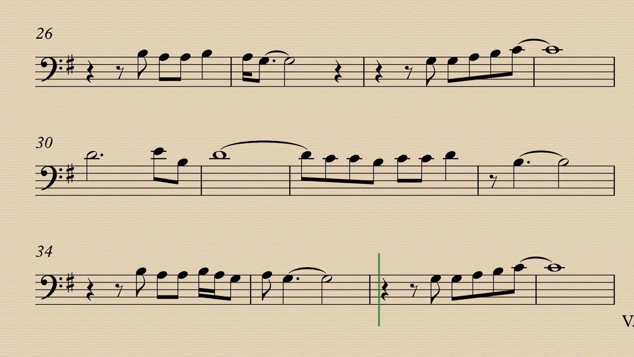 You Decorated My Life Trombone Play Along Sheet Music