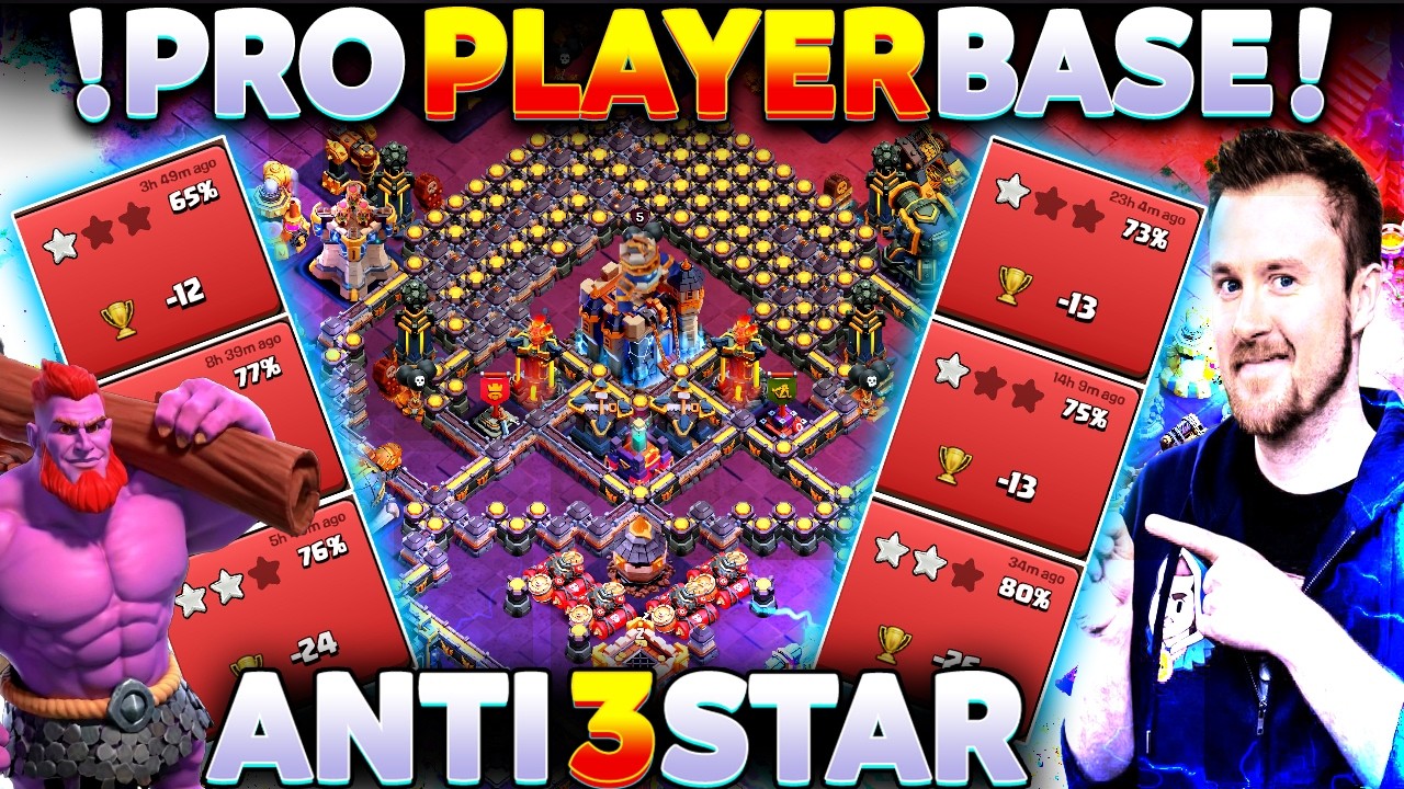 ANTI 3 STAR TH18 PRO PLAYER BASE | ANTI THROWER TH18 WAR BASE & LEGEND BASE LINK | TH18 DEFENSE BASE