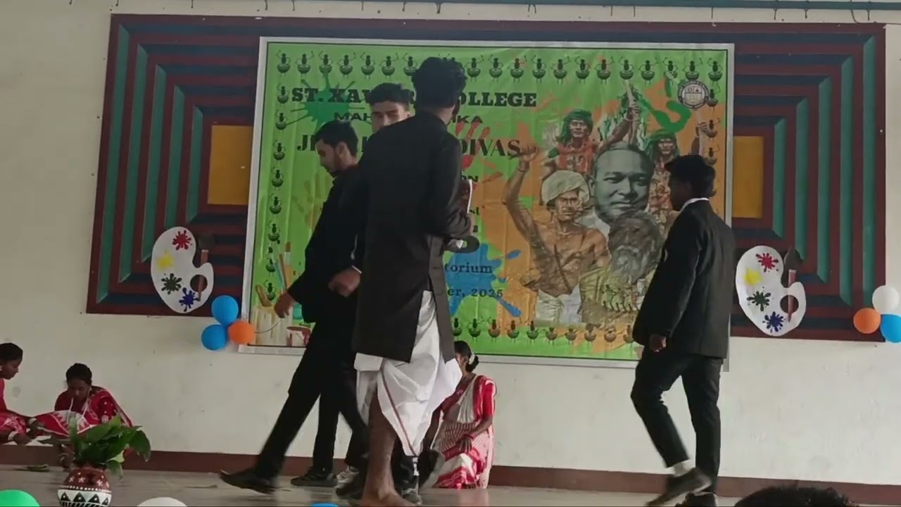 Jharkhand divas skit  , Xavier college dumka maharo 