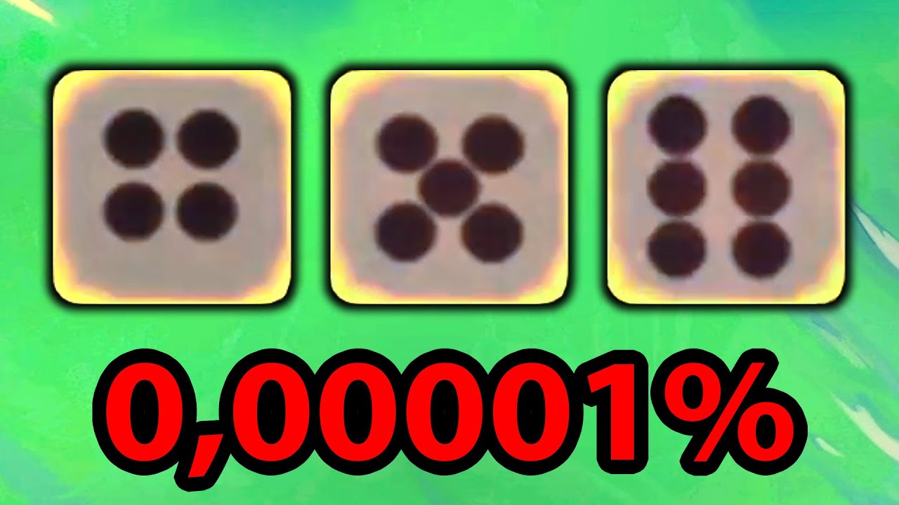 0,00001% - Roll Dice 4-5-6 !???