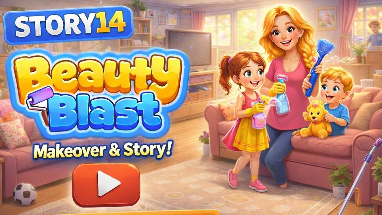 BEAUTY AND BLAST MAKEOVER STORY 14 #viral #view #trending #gaming #gameplay #youtube #makeover 