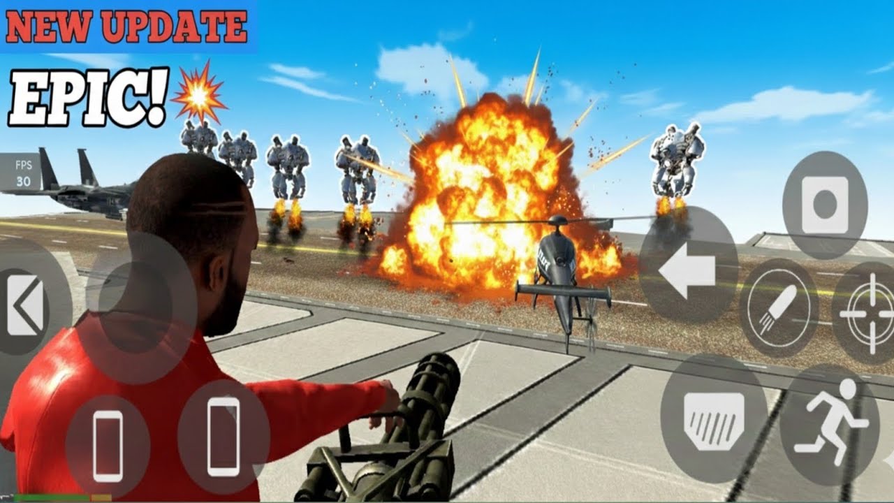 Ai Robot + Police Helicopter 🚁 Cheat code!! Indian bike driving 3d game!!New Update 