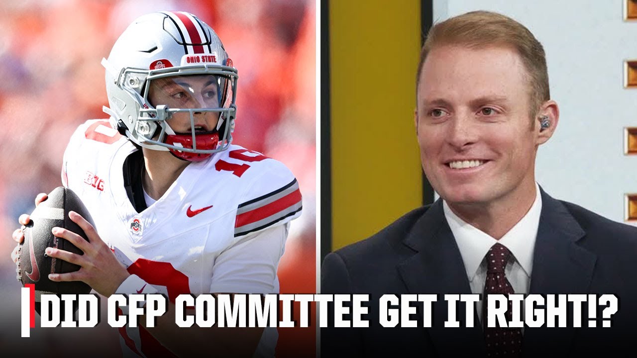 REACTION to first 2025 CFP Rankings 👀 'I HAVE NO ISSUES!' - Greg McElroy | ESPN College Football