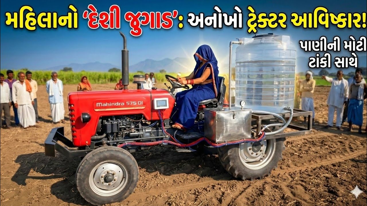 વહુએ બનાવિયું પાણીથી ચાલતું ટ્રેક્ટર....😱 પણ સસરા એ ગુશે થી તોડી નાખ્યો પછી જે થયું?  Story