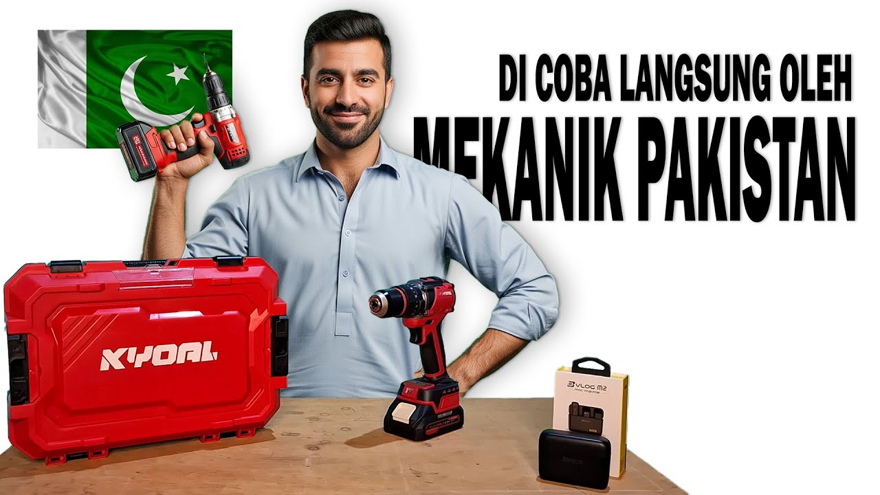 REVIEW MESIN BOR CORDLESS 21V - KYOAL 6065