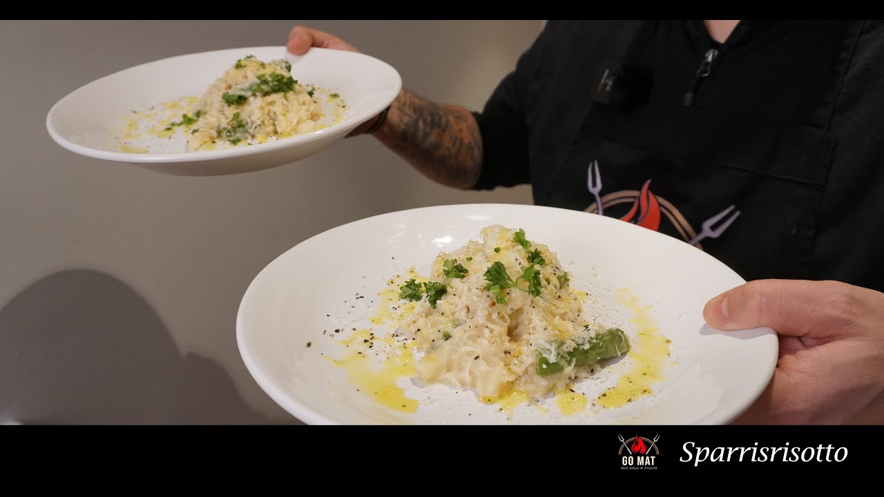 Krämig risotto med sparris och parmigiano-reggiano I Go Mat