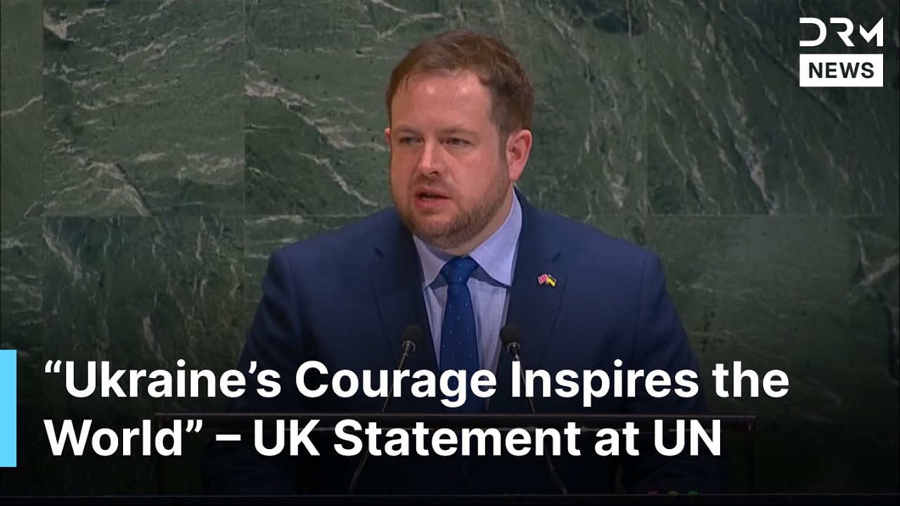 UK Minister Stephen Doughty Backs Ukraine at UN, Announces £20 Million Energy Aid | AC1N