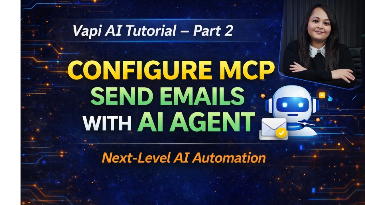 Vapi AI Tutorial – Part 2 | MCP Configuration + Sending Emails with AI Agent