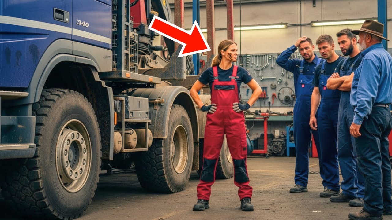 23 mehaničara odustala su od Volvo kamiona za drva — sve dok ga ona nije pokrenula za 27 sekundi