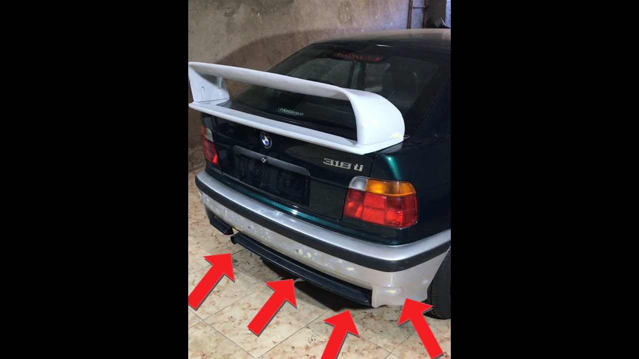 Instalando Parachoques trasero 𝗠 al BMW e36 // 𝔻𝕒 𝕍𝕚𝕟𝕔𝕚 ツ